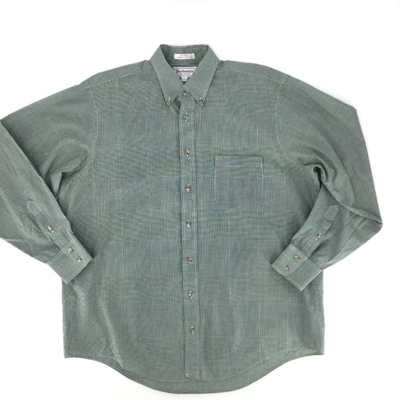 Burberry Other - Men's Green and White Burberry of London Shirt LG